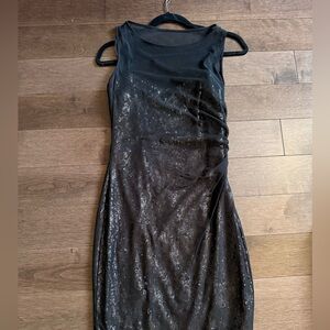 Ralph Lauren Black Sequin Mini Dress